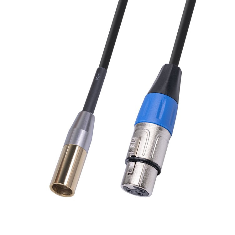 1m Gold Plated Mini XLR 3pin to XLR Audio Cable Male/Female Connector Microphone Cord Video Adapter Wire