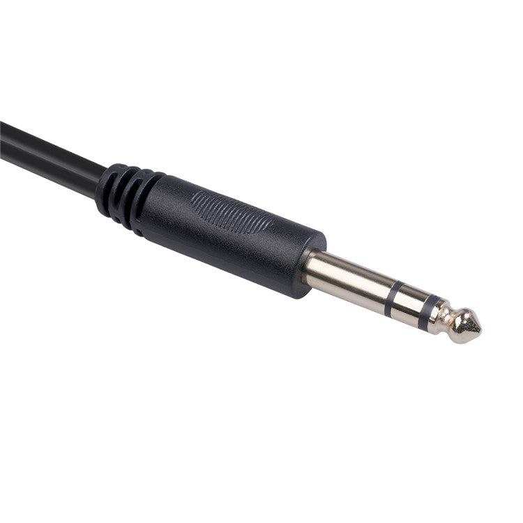 1.5m 6.35mm Male to Dual RCA Male Audio Cable HiFi Stereo Aux Adapter Splitter Cable Cord for Mixer
