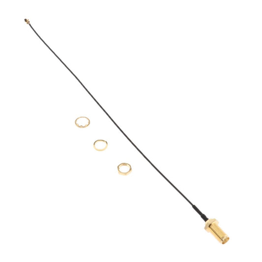 Antenna WiFi Pigtail Cable IPX to SMA Coaxial  Black 30cm