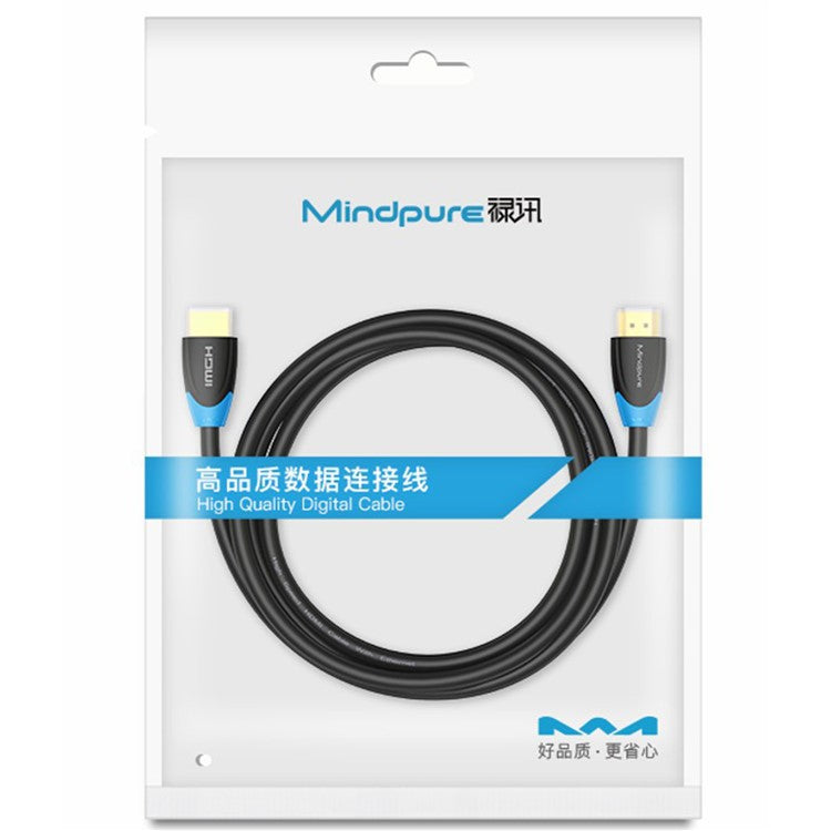 MINDPURE HD001 1m 4K HD Video HDMI Male to Male Cable Gold Plated HDMI 2.0 Cord