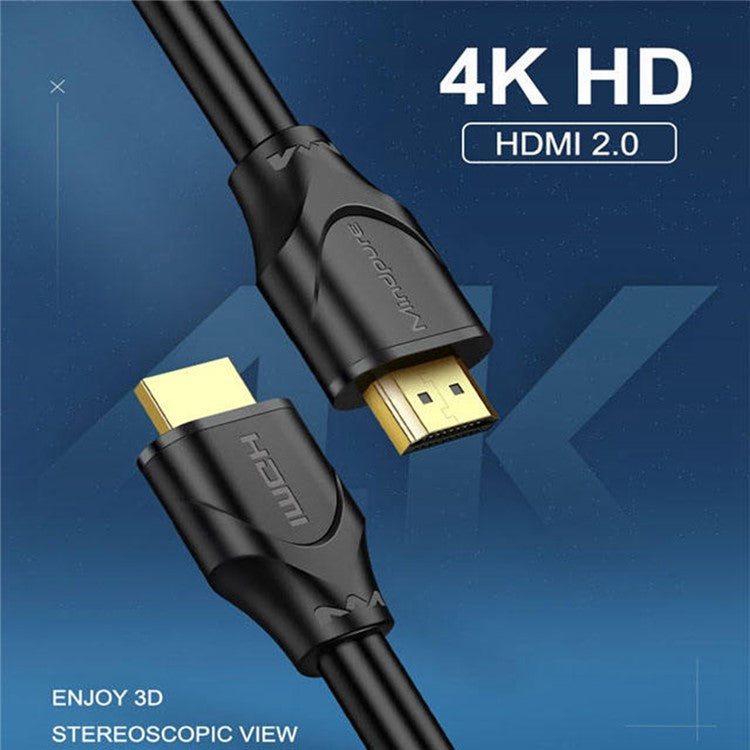 MINDPURE HD002 0.5m 4K HD Video HDMI Male to Male Cable Gold Plated HDMI 2.0 Cord