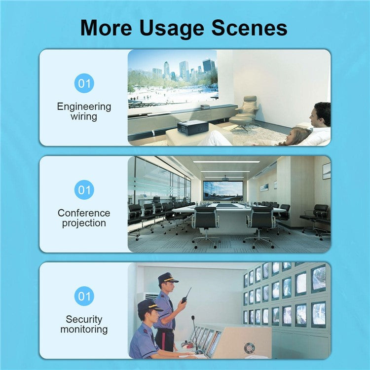 MINDPURE HD006 5m HDMI 2.0 Fiber Optic Cable HD Video 4K 60Hz Computer Monitor Projector Connection Cable - Grey
