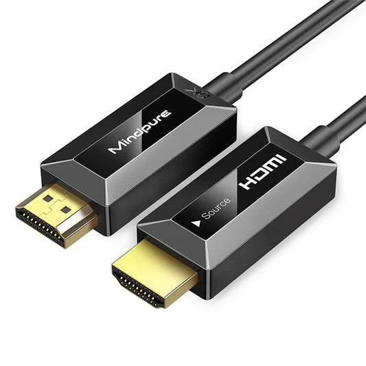 MINDPURE HD010 20m Fiber Optic HDMI 2.1 Male to Male Cable Support 8K  /  60Hz 4K  /  144Hz for Laptop PC Monitor