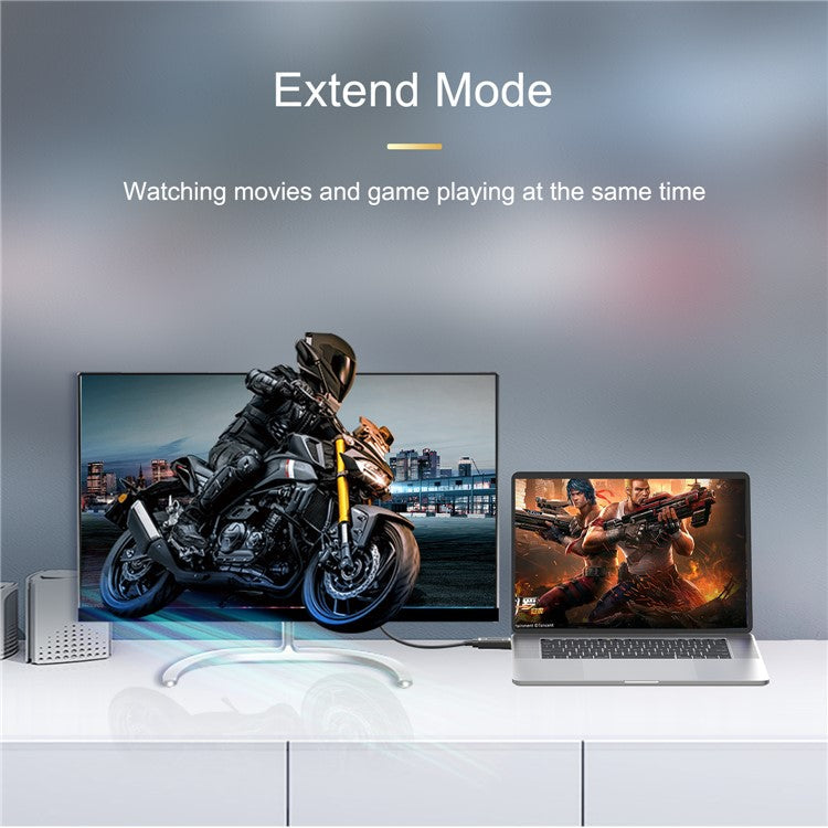 MINDPURE AD037 3m HDMI to VGA Cable 1080P 60Hz HD-Compatible Cord for TV / Monitor / Projector