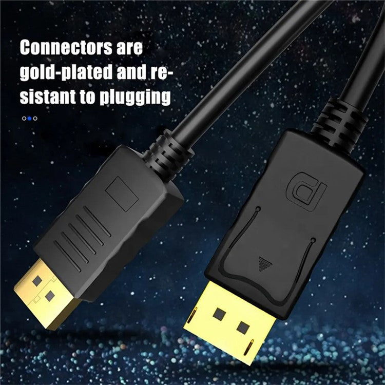 MINDPURE DP001 2m 3D Video Displayport 1.2 Cable 4K / 60Hz 2K / 144Hz DP to DP Cord