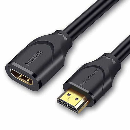 MINDPURE AD002 0.5m 4Kx2K 60Hz HDMI 2.0 Gold Plated Plug Male to Female Extension Cable