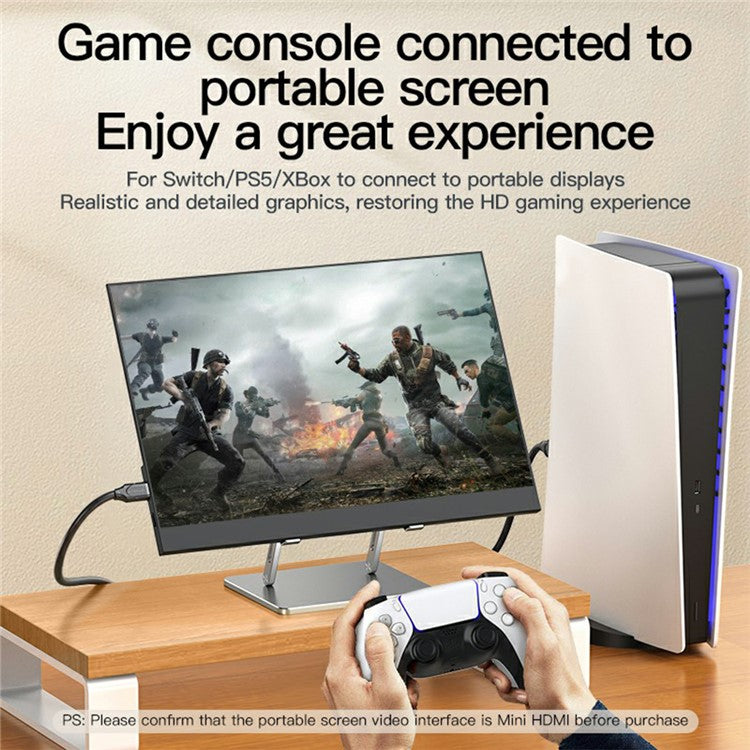 MINDPURE AD016 1.5m Mini HDMI to HDMI 4K HD Video Monitor Projector TV Connection Cable