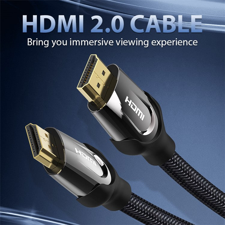 VENTION VAA-B05-B100 1m 4K 60Hz HDMI Male to Male Cable HD Nylon Braided Cord