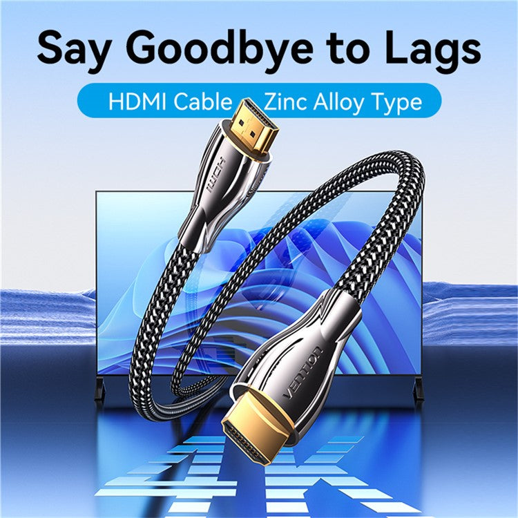VENTION ALMBH ALM Series 2m 4K HDMI Cable HDMI-A Male to Male Cable for Monitor TV PC Laptop