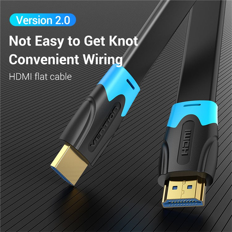 VENTION AAKBD 0.5m 4K 60Hz HDMI Male to Male Cable for Projector TV Box Monitor Flat Cord
