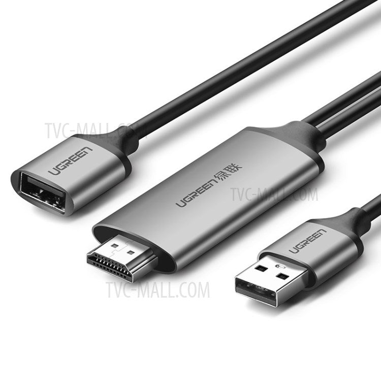 UGREEN 50291 USB MHL to HDMI Cable Adapter Mirror Cast HD Video Converter Cable for iPhone iPad Android Phone to TV Projector
