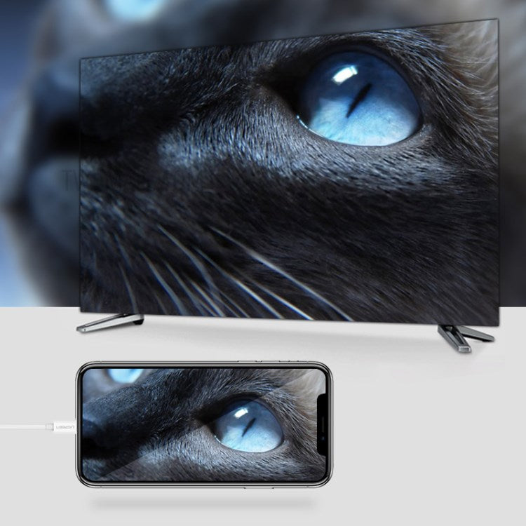 UGREEN 50291 USB MHL to HDMI Cable Adapter Mirror Cast HD Video Converter Cable for iPhone iPad Android Phone to TV Projector