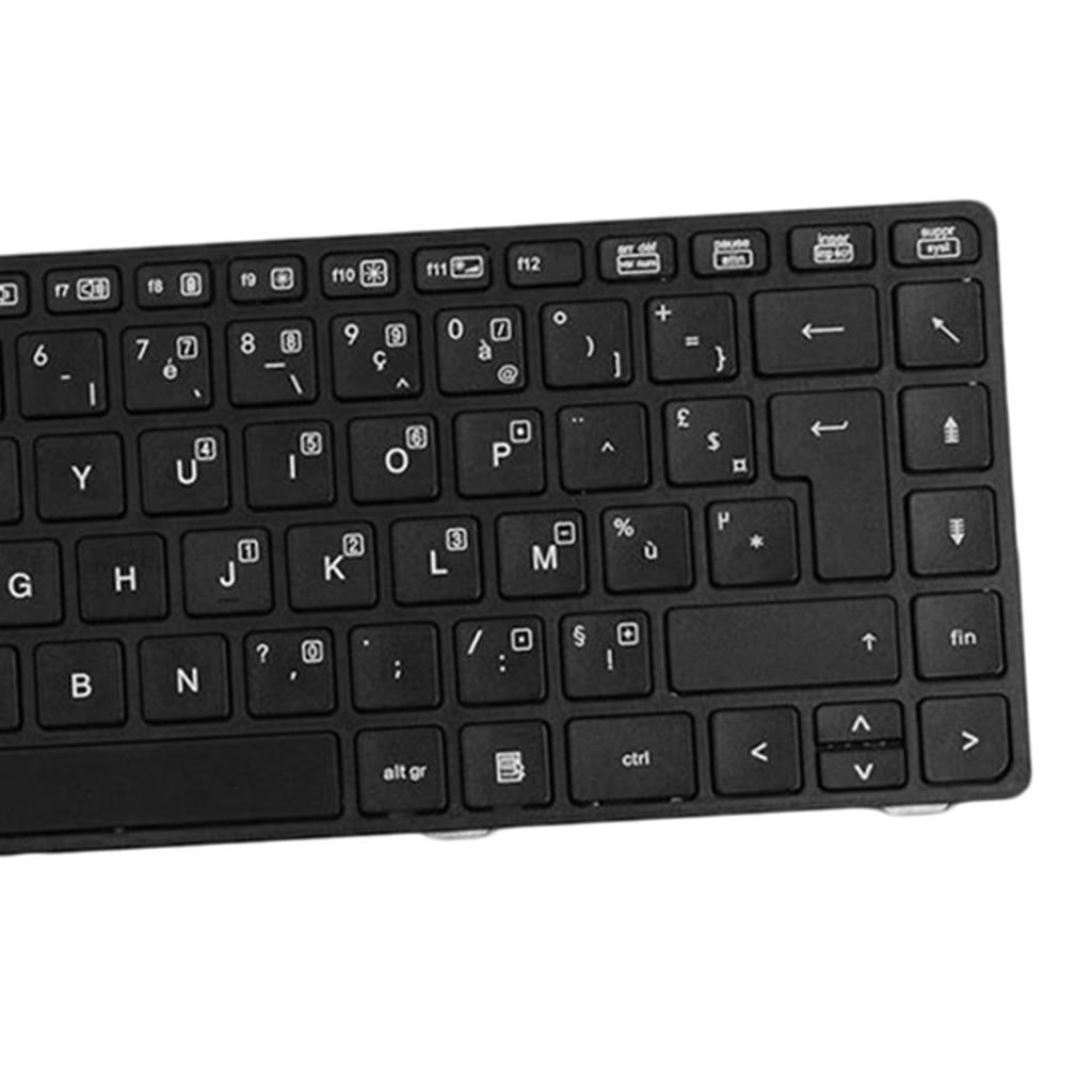 French Layout Keyobard Black Frame for HP 6470B 8460P 8460W 8470 8470B 8470P