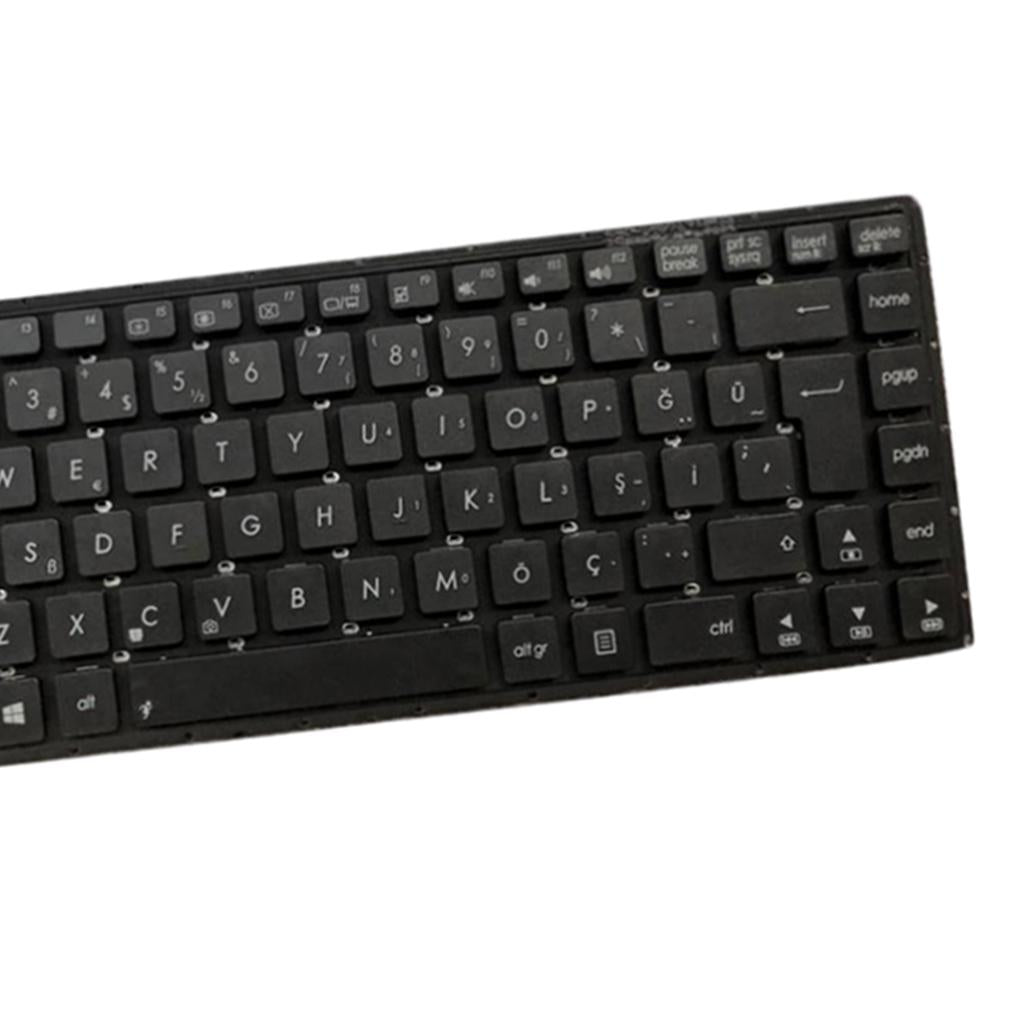 Black TR Laptop Turkish Keyboard for Asus X451 X451C X451CA X451MA X451MAV
