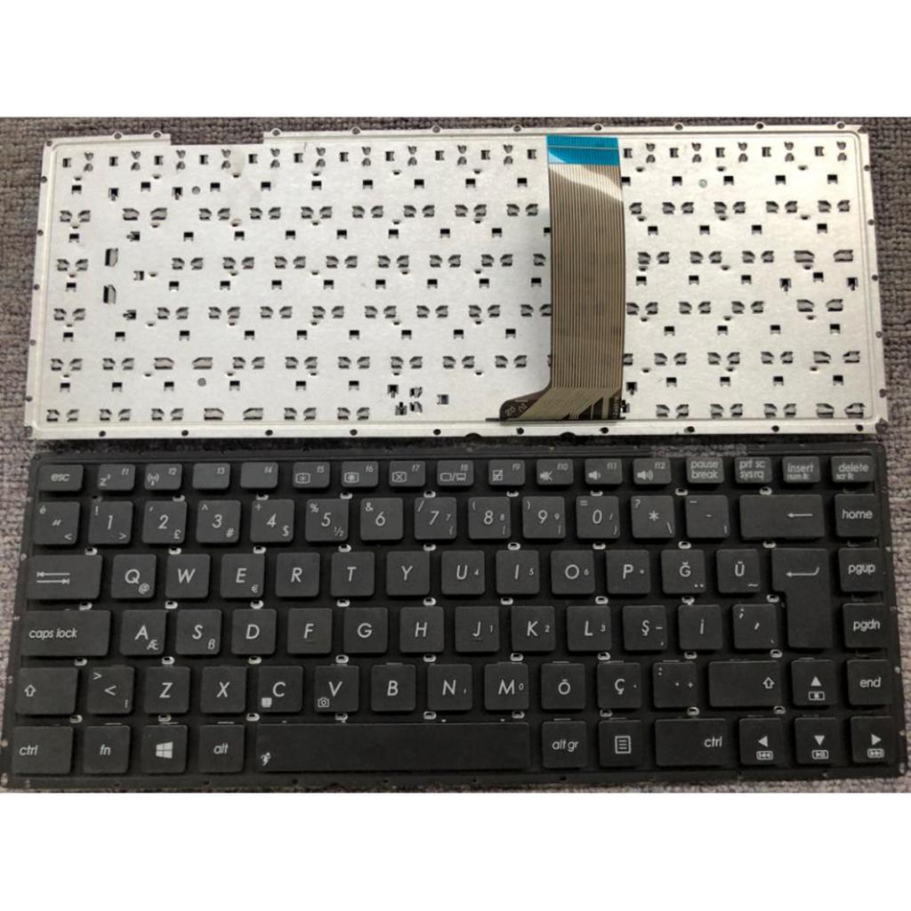 Black TR Laptop Turkish Keyboard for Asus X451 X451C X451CA X451MA X451MAV