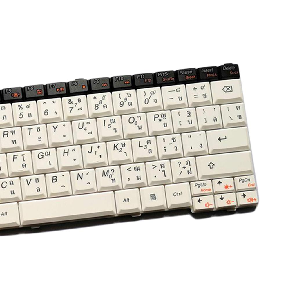 White Thai Keyboard For Lenovo IdeaPad S10-3T white U150 Laptop