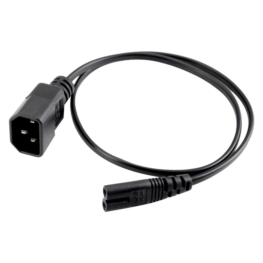 IEC320 C14 to C7 Laptop Power Adapter Cable Cord