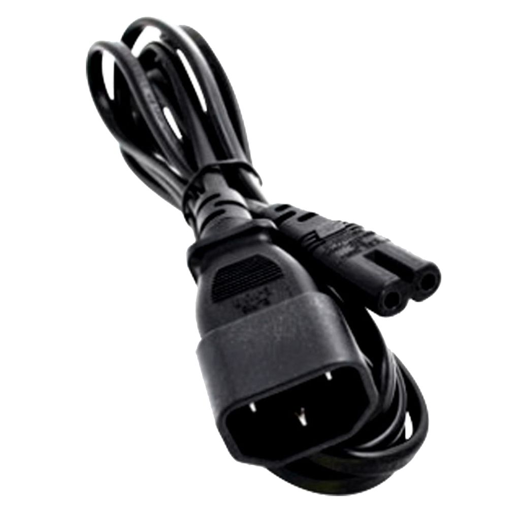 IEC320 C14 to C7 Laptop Power Adapter Cable Cord
