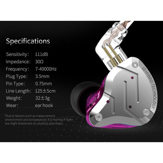 4BA+1DD Hybrid Earphone Headset HIFI Earbuds In Ear Monitor Headphones w/Mic