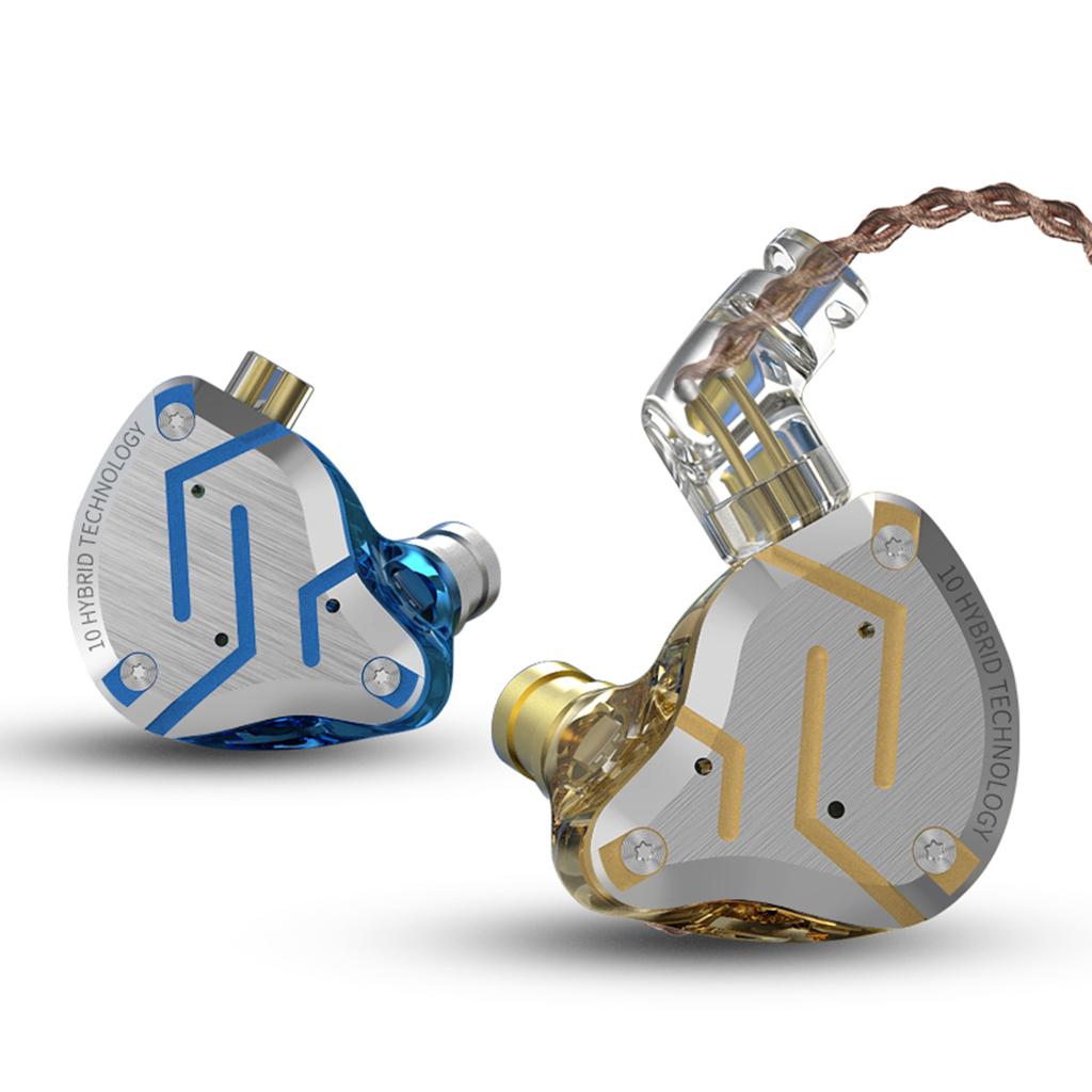 4BA+1DD Hybrid Earphone Headset HIFI Earbuds In Ear Monitor Headphones