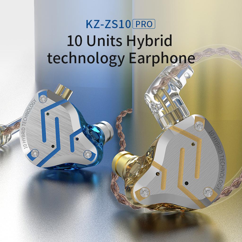 4BA+1DD Hybrid Earphone Headset HIFI Earbuds In Ear Monitor Headphones