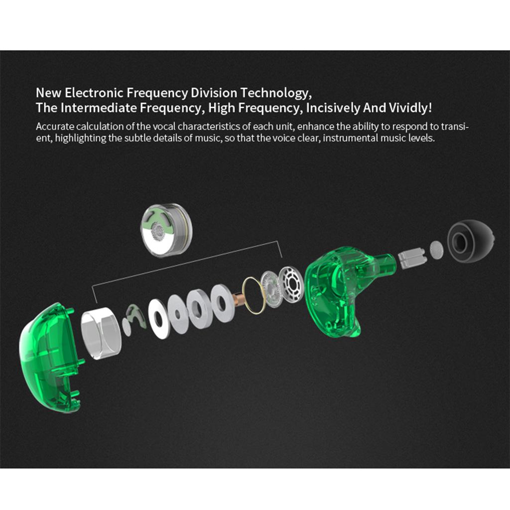 3.5mm Stereo Earphone Headset Headphone Ergonomic EarBuds Black No Mic