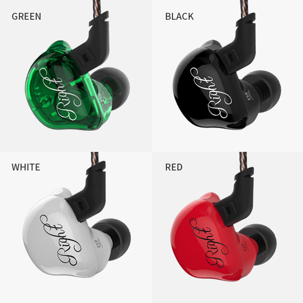 3.5mm Stereo Earphone Headset Headphone Ergonomic EarBuds Green With Mic