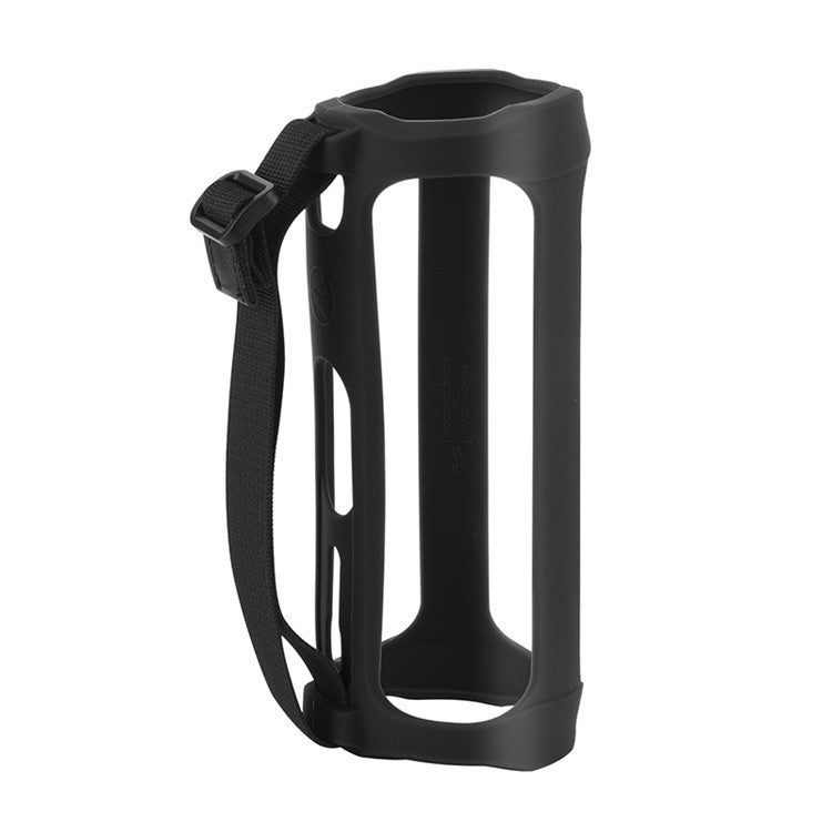 Soft Silicone Cover Speaker Case Shockproof Protective Sleeve for JBL Flip 5 Bluetooth Speaker - Black