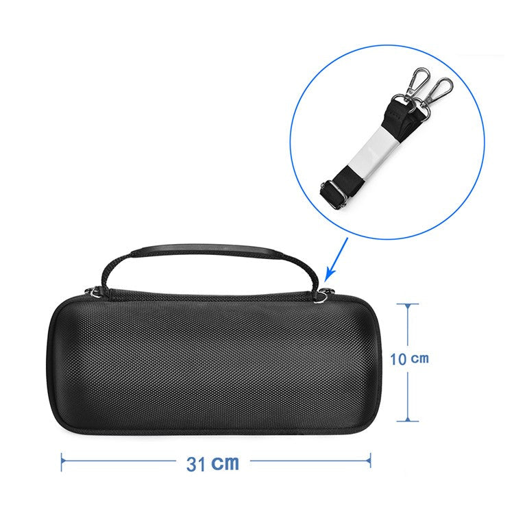 For JBL Charge3/Pulse3/Charge4/Charge5 Shockproof Storage Bag Bluetooth Speaker Nylon Carrying Case