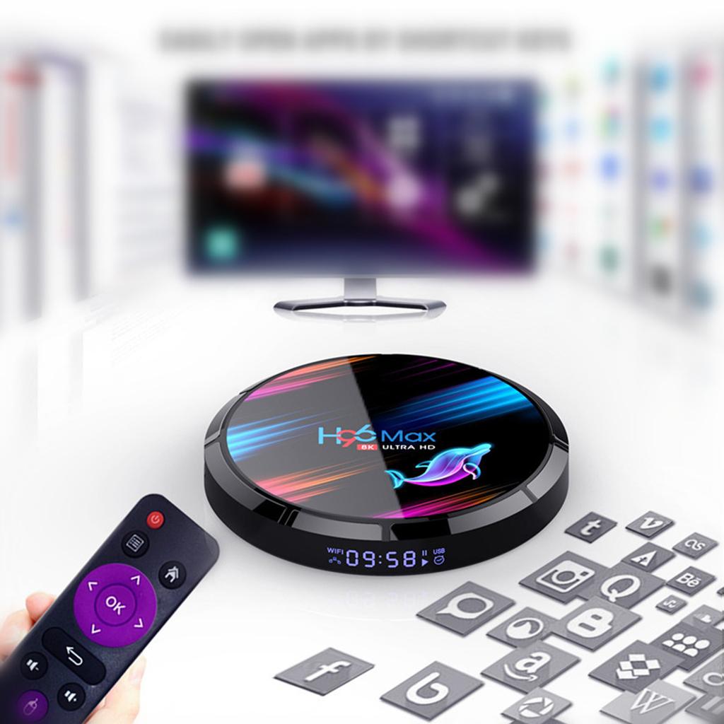 Smart H96 Max X3 Dual Wifi HDMI 2.1 A55 Box 4GB + 32GB EU Plug