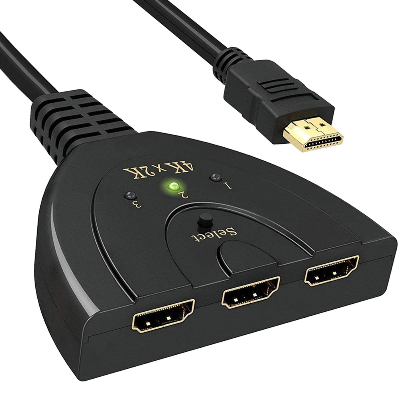 3 Port Auto HDMI Switch Switcher Splitter Hub Box Adapter HD 4K x 2k HDTV