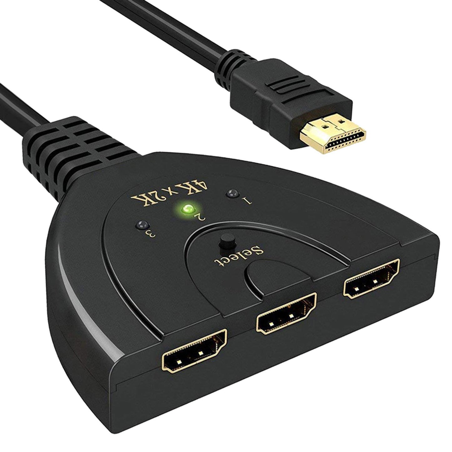 3 Port Auto HDMI Switch Switcher Splitter Hub Box Adapter HD 4K x 2k HDTV
