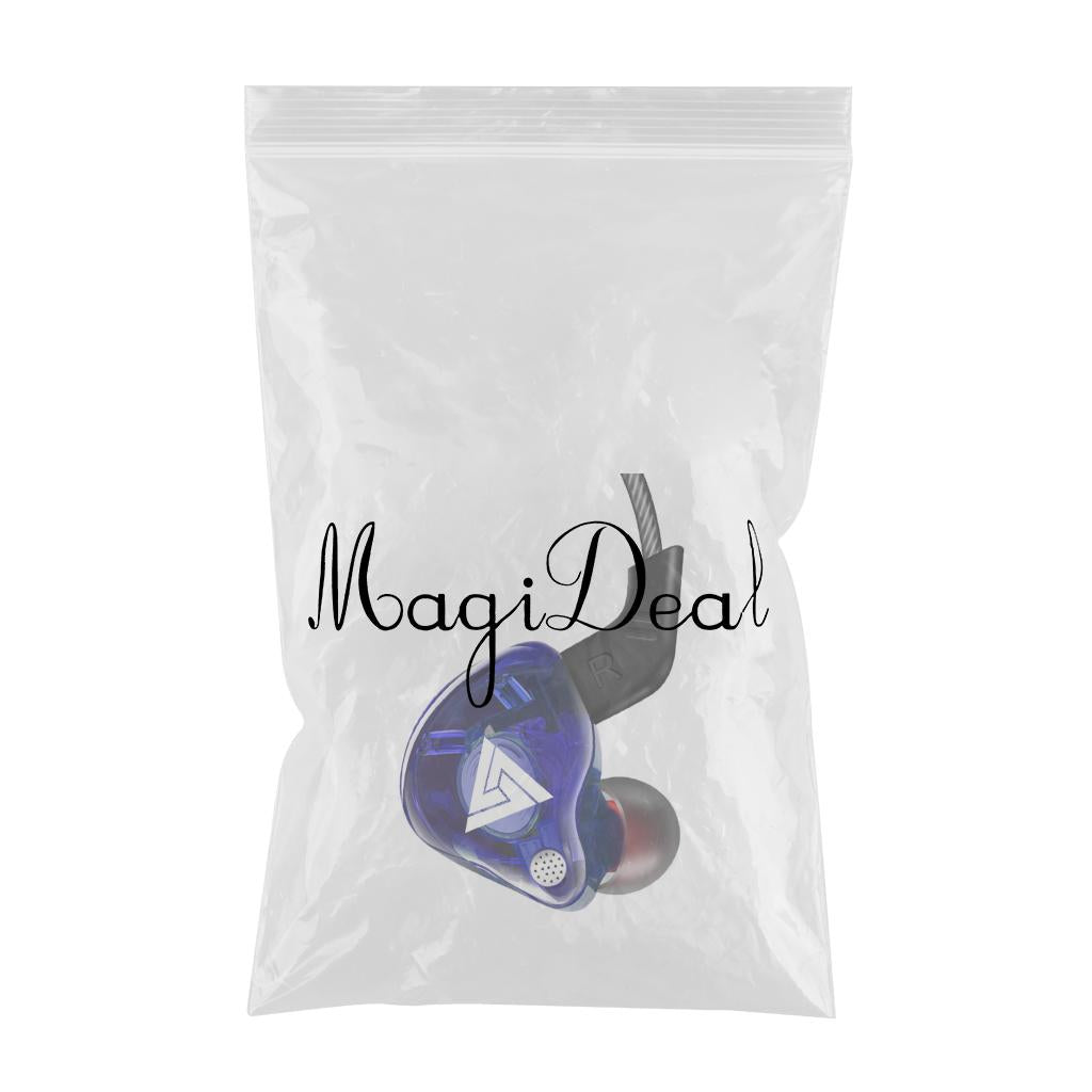 QKZ AK6 In Ear 3.5mm Sport Earphones with Mic  Blue