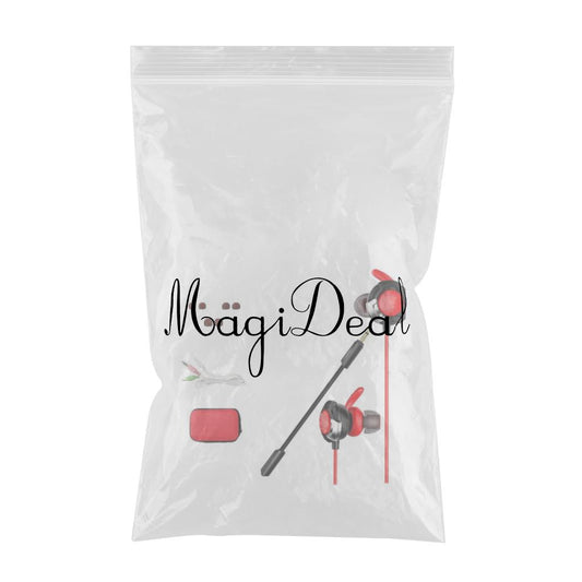 Wired Gaming Earphones with Mic Volume Control and Noise Isolating Red B