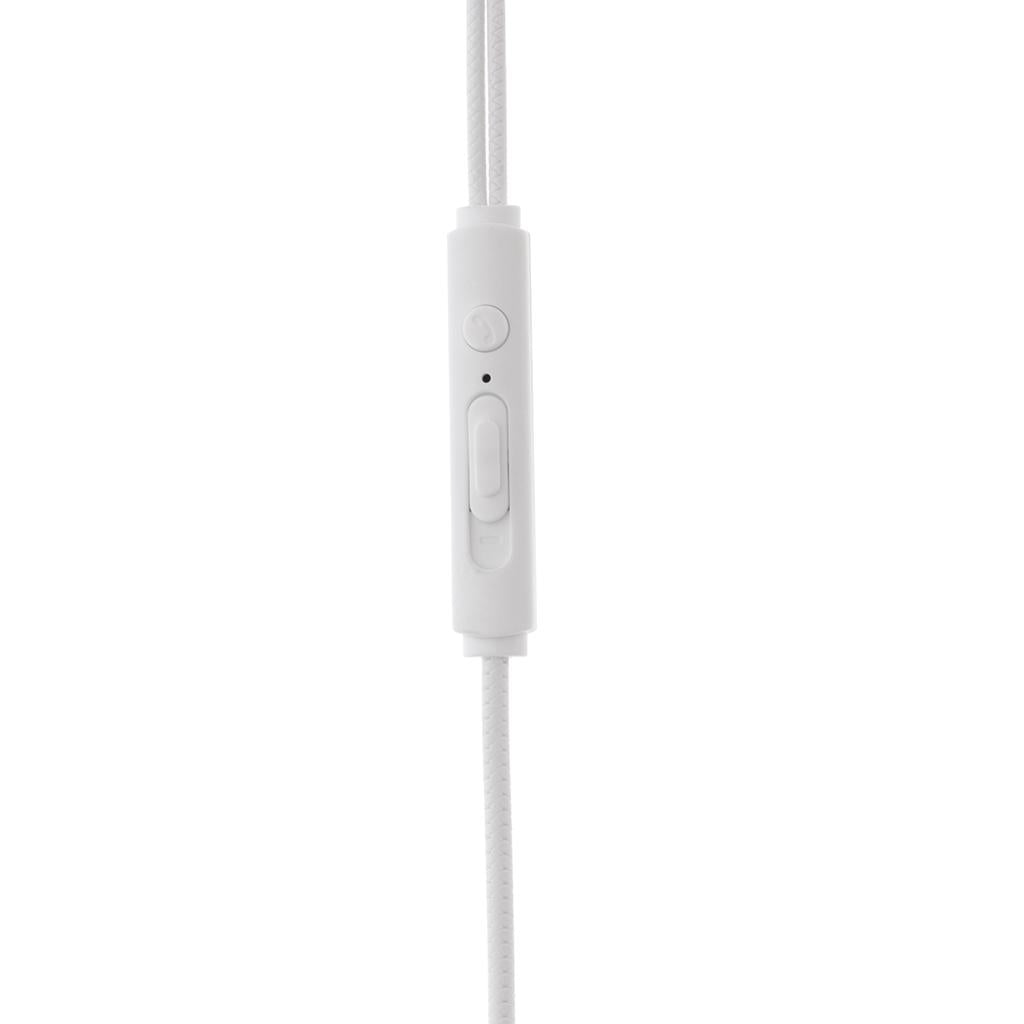 HEAVY DEEP BASS In-ear Earphones Headphones Metal Headsets White