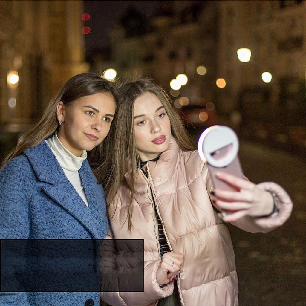 LED Ring Light Round Selfie Lamp For Live Show Taking Pictures Battery Type
