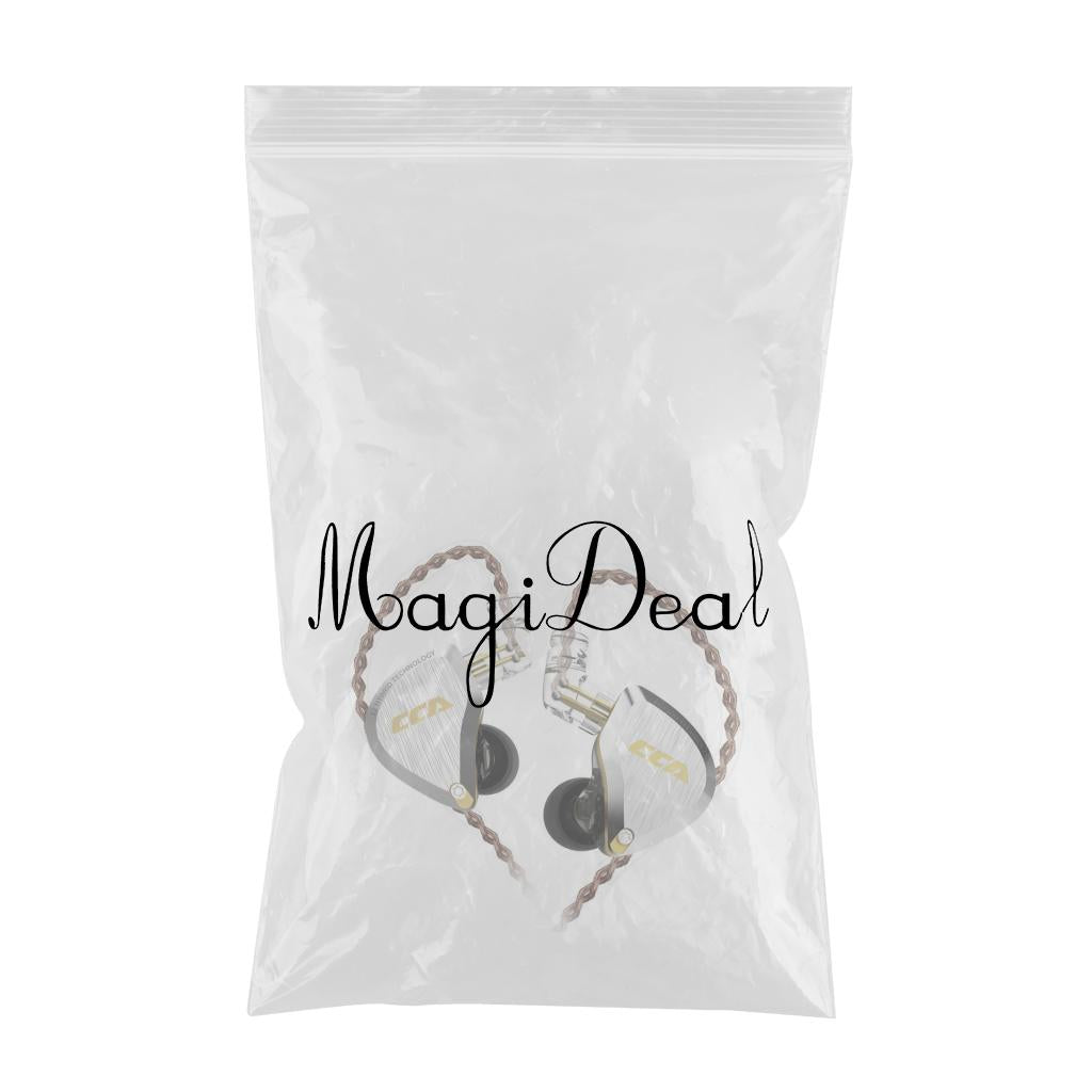 12 Unit Hybrid Technology Noise-Cancelling In Ear Earphones Golden No Mic