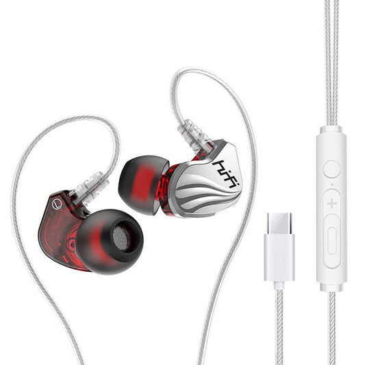 S2000 Earphone Earbud  Microphone with Mic Type C Silver 1.2m Cable