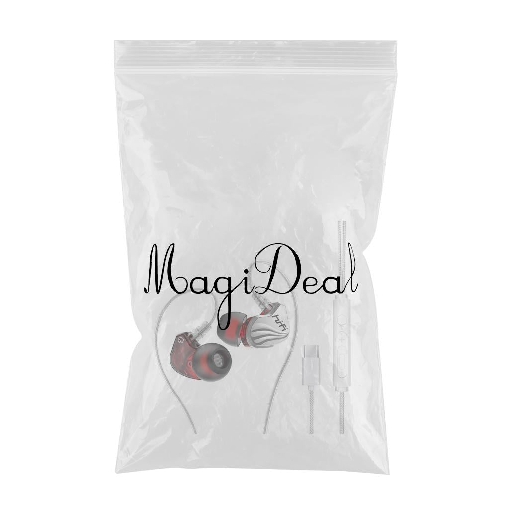 S2000 Earphone Earbud  Microphone with Mic Type C Silver 1.2m Cable