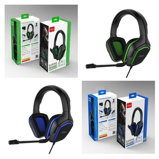 Over Ears Gaming Headset with Mic Microphone for PS4 PC  Green