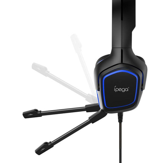Over Ears Gaming Headset with Mic Microphone for PS4 PC  Blue