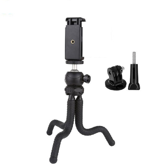 Mini Octopus Flexible Tripod Holder for SLR L (with Phone Holder and Base)