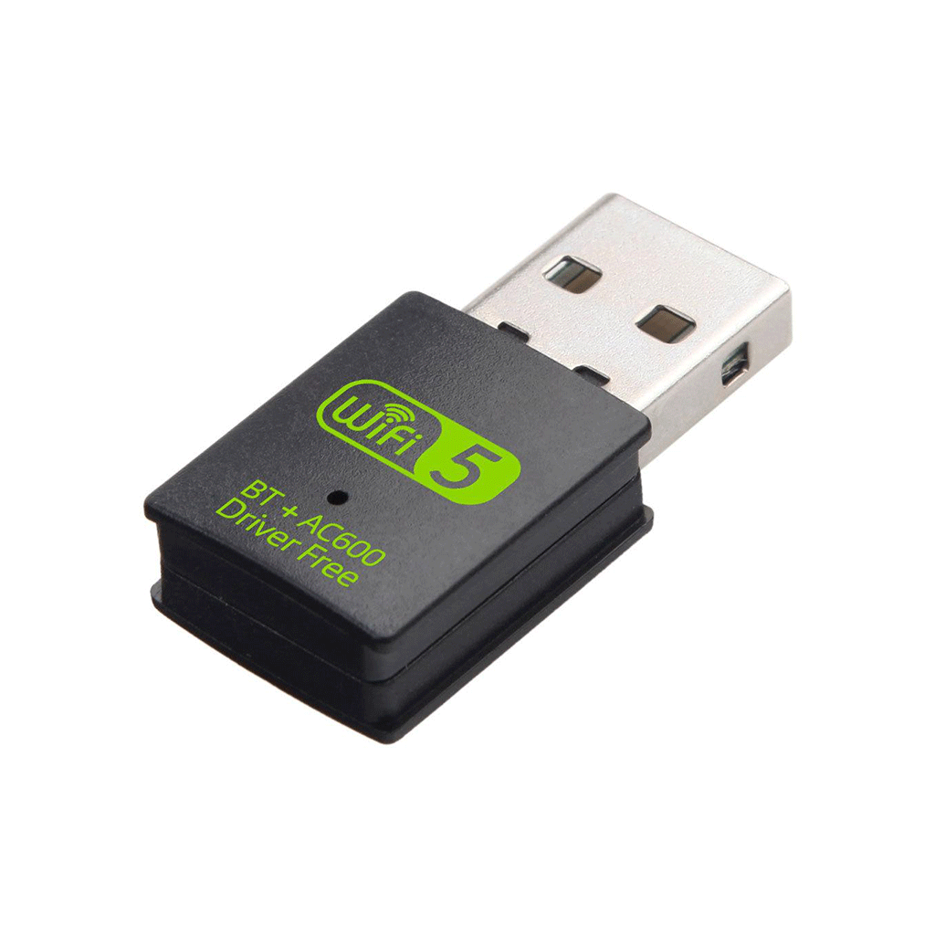 600Mbps Dual Band Free Drive USB Network Card WIFI Bluetooth 2-in-1 Ad ...