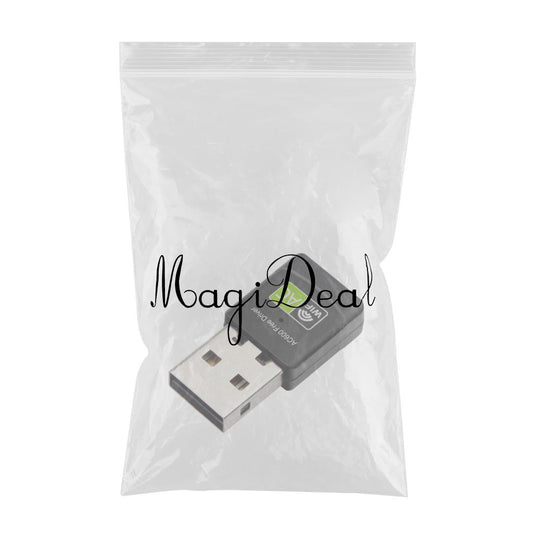 Drive-free 600Mbps USB Wireless Network WiFi Dongle Adapter w/ 2DBI Antenna