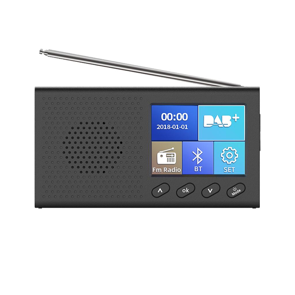 2.4 inch DAB-PC1 Digital DAB FM Radio with BT Stereo Rechargeable Personal