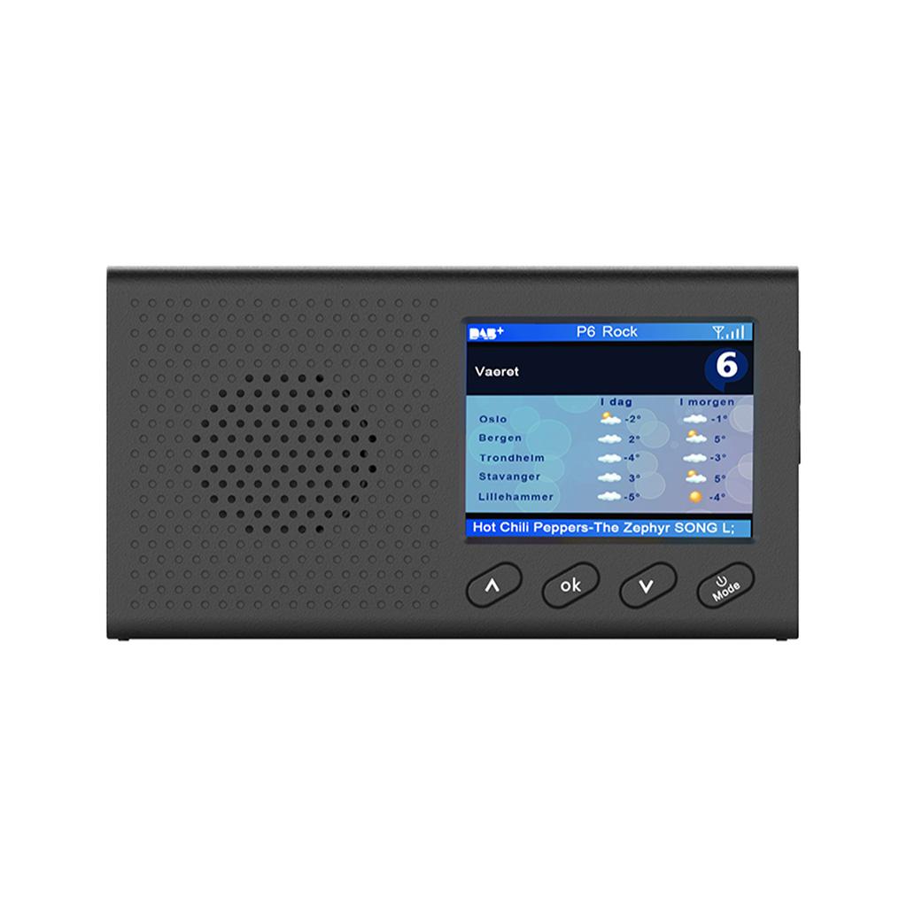 2.4 inch DAB-PC1 Digital DAB FM Radio with BT Stereo Rechargeable Personal