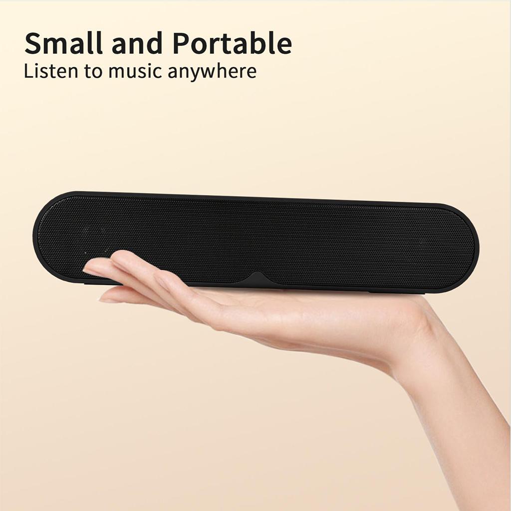 F1 Plus Wireless Bluetooth Speaker Sound box HiFi Bass Loudspeaker Black