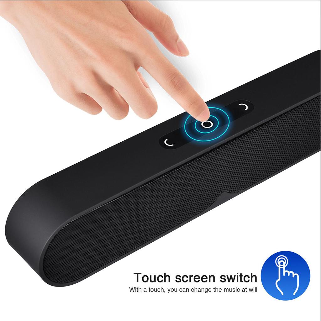 F1 Plus Wireless Bluetooth Speaker Sound box HiFi Bass Loudspeaker Black