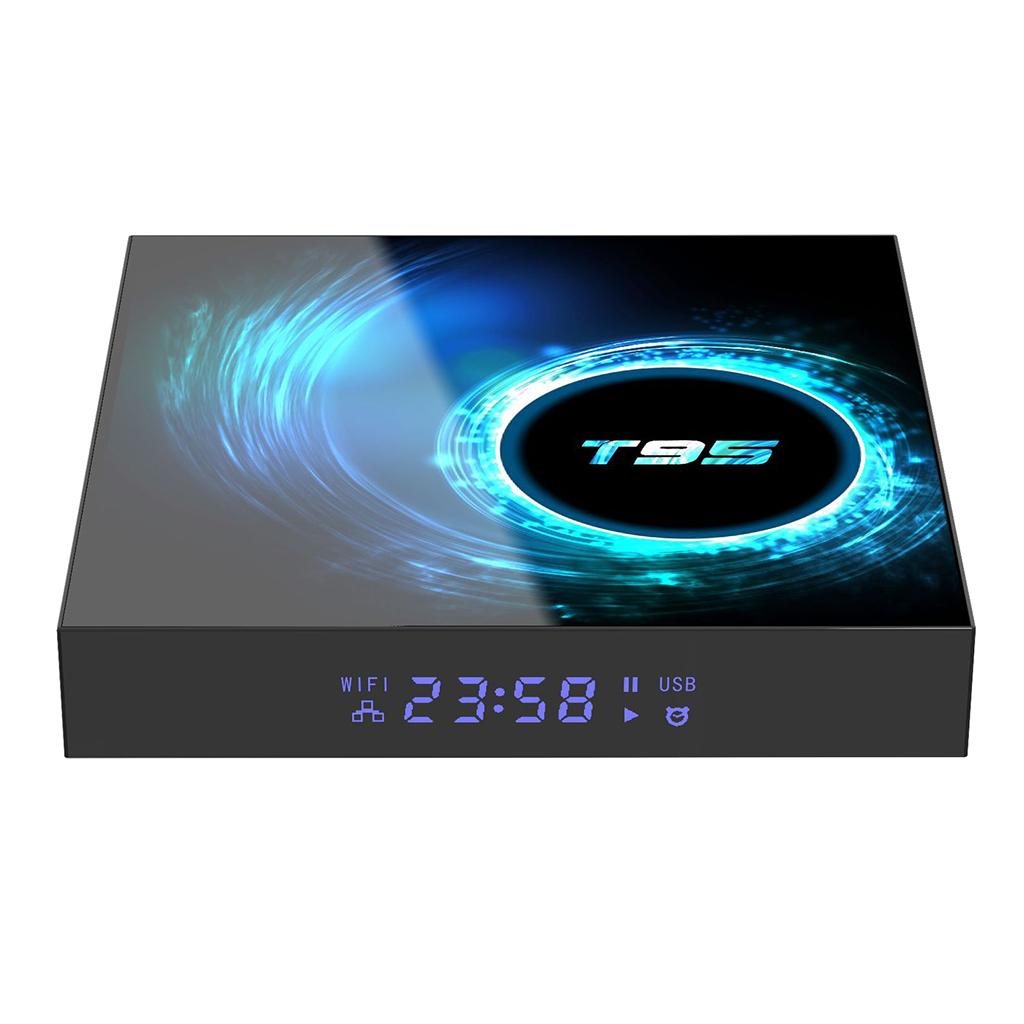 Quad Core Smart Media Player Digital STB 4GB+64GB UK Plug Single Frequency