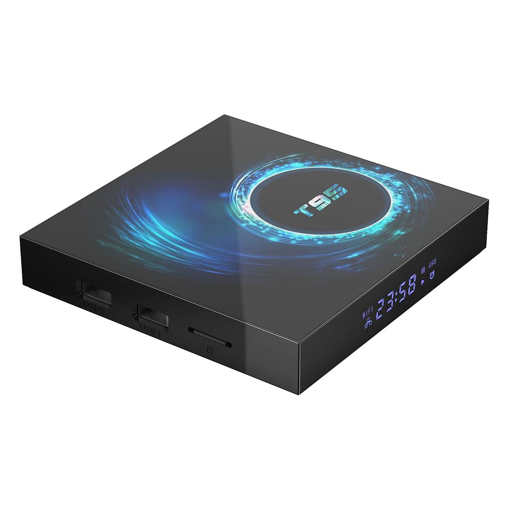 Quad Core Smart Media Player Digital STB 4GB+64GB UK Plug Single Frequency